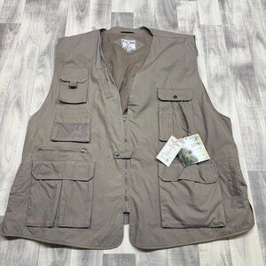 ✅Mens 5XB Foxfire Thunder River Gear Ultimate Vest Fishing Hiking Camping NWT